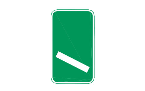 Vorschau des Symbols 825V 100 yd roundabout (V), Block RKD_825V