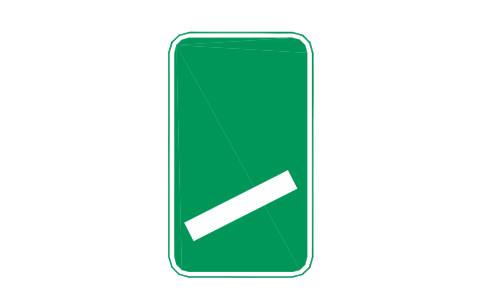 Vorschau des Symbols 825VR 100 yd roundabout (VR), Block RKD_825VR
