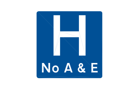 Vorschau des Symbols 827.1 Hospital, no A&E, Block RKD_827_1