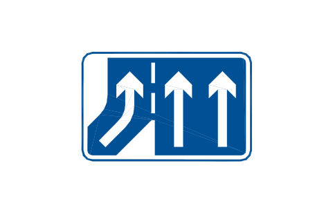 Vorschau des Symbols 868M Extra lane joining, Block RKD_868M