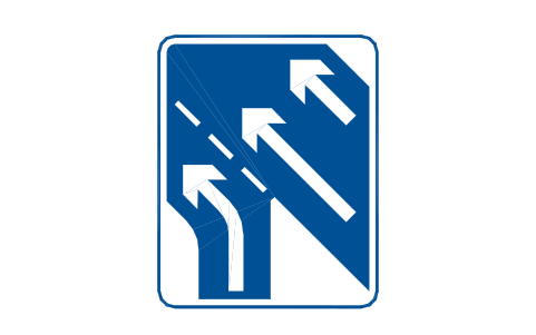 Vorschau des Symbols 868.1M Extra lane joining 2, Block RKD_868_1M