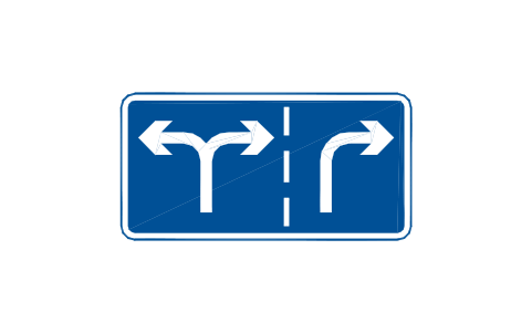 Vorschau des Symbols 877M Lane use by type, Block RKD_877M