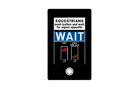 Anteprima del simbolo 4003.3 Horse rider notice, blocco RKR_4003_3