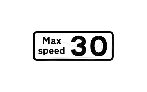 Anteprima del simbolo 513.2 Max 30 mph (2), blocco RKR_513_2