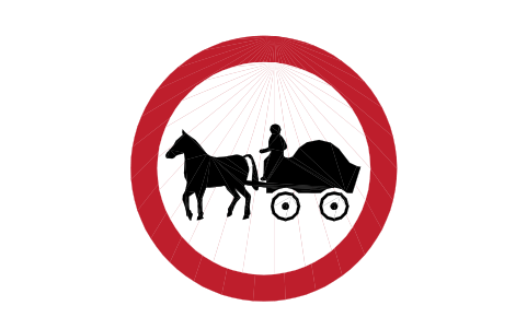 Anteprima del simbolo 622.5 No horse-drawn, blocco RKR_622_5