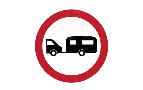 Anteprima del simbolo 622.7 No towed caravans, blocco RKR_622_7
