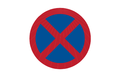 Anteprima del simbolo 642 No stopping, main c/way, blocco RKR_642