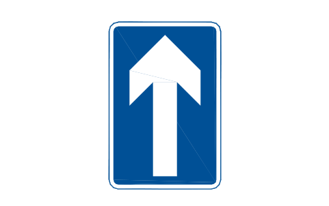 Anteprima del simbolo 652 One-way (2), blocco RKR_652