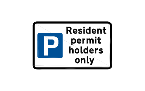 Anteprima del simbolo 660VR Resident parking (V), blocco RKR_660VR