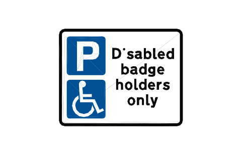 Anteprima del simbolo 661A Disabled parking, blocco RKR_661A