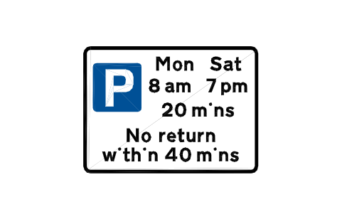 Anteprima del simbolo 661.1 Free parking, blocco RKR_661_1