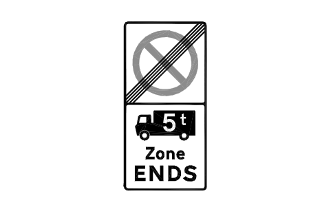 Anteprima del simbolo 666 End controlled zone (2), blocco RKR_666