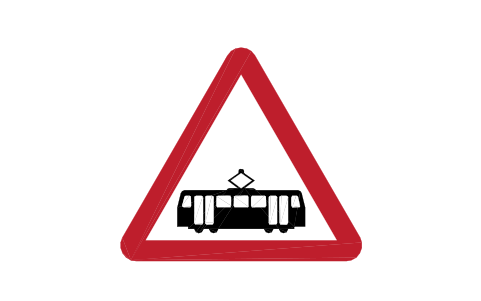 Anteprima del simbolo 772 Trams crossing, blocco RKR_772