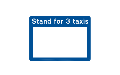 Anteprima del simbolo 857.1 Taxi rank info, blocco RKR_857_1