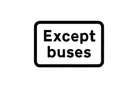 Anteprima del simbolo 954 Buses excepted, blocco RKR_954