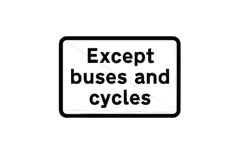 Anteprima del simbolo 954.3 Buses/cycles excepted, blocco RKR_954_3
