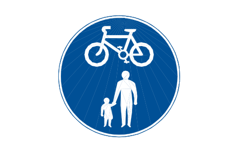 Anteprima del simbolo 956 Cycles and pedestrians, blocco RKR_956