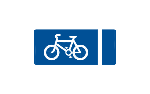 Anteprima del simbolo 959.1 With-flow cycle lane, blocco RKR_959_1