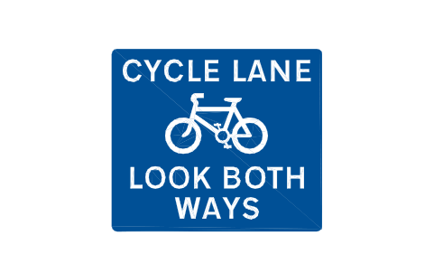 Anteprima del simbolo 963.1T Cycle lane, approach, blocco RKR_963_1T