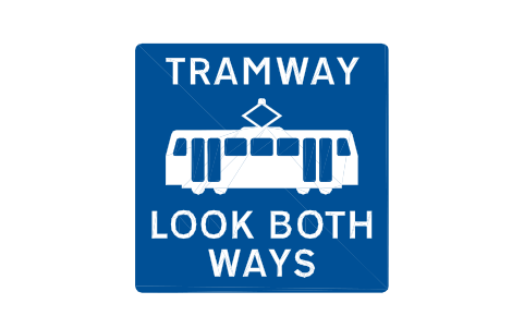 Anteprima del simbolo 963.3 Look out for trams, blocco RKR_963_3