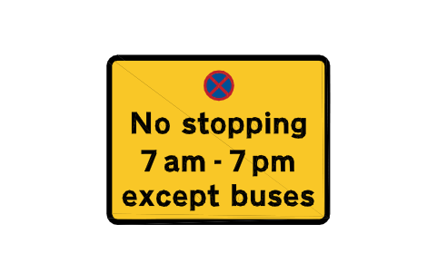 Anteprima del simbolo 974 Stopping, non-bus, blocco RKR_974