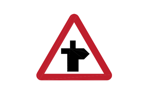 Preview of the 504.1R Crossroads, right symbol, block RKW_504_1R
