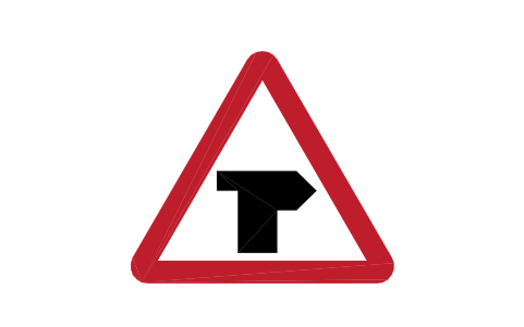 Preview of the 505.1R T-junction, right symbol, block RKW_505_1R