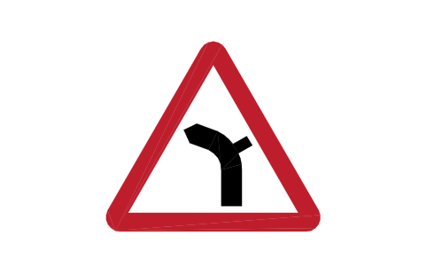 Preview of the 512.1L Junction on left bend symbol, block RKW_512_1L