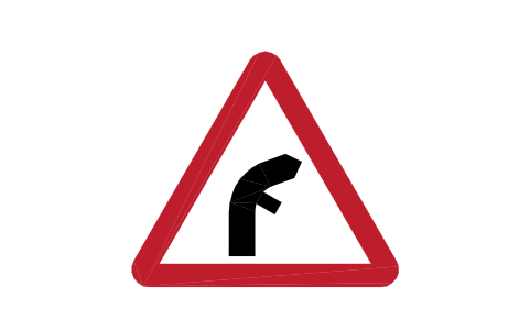 Preview of the 512.2 Junction on right bend symbol, block RKW_512_2