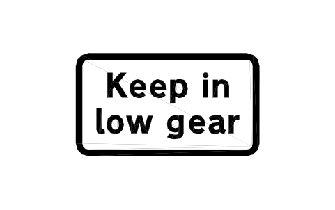 Preview of the 526 Low gear, hill/bend symbol, block RKW_526