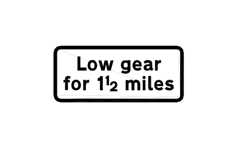 Preview of the 527 Low gear 1.5 miles symbol, block RKW_527