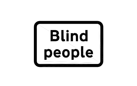 Preview of the 547.4B Blind pedestrians symbol, block RKW_547_4B