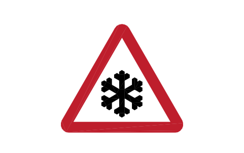 Preview of the 554.2 Ice or packed snow symbol, block RKW_554_2