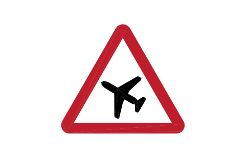 Preview of the 558 Low flying aircraft symbol, block RKW_558