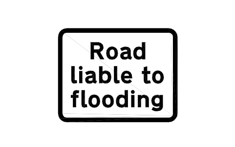 Preview of the 563V12 Road liable to flood symbol, block RKW_563V12