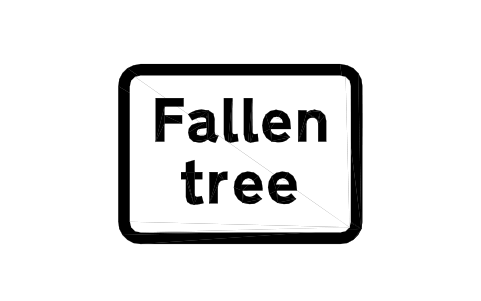 Preview of the 563V6 Fallen tree symbol, block RKW_563V6
