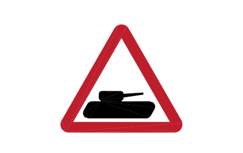 Preview of the 582 Slow military veh. symbol, block RKW_582