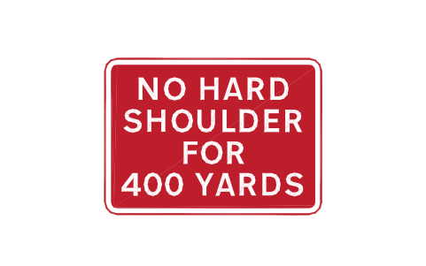 Preview of the 7015 No hard shoulder symbol, block RKW_7015
