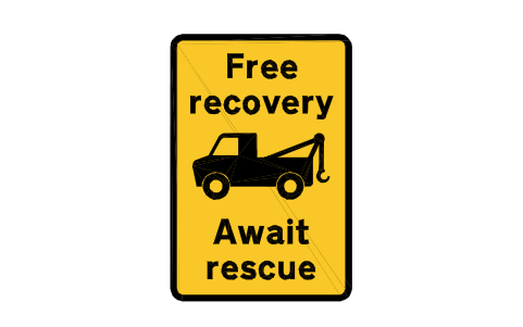Preview of the 7291 Breakdown recovery symbol, block RKW_7291