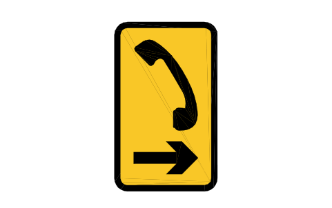 Preview of the 788 To emergency phone symbol, block RKW_788