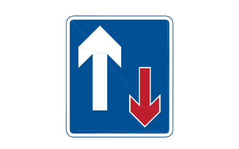 Preview of the 811 Priority over oncoming symbol, block RKW_811