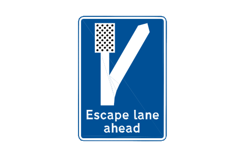 Preview of the 817.2 Escape lane symbol, block RKW_817_2