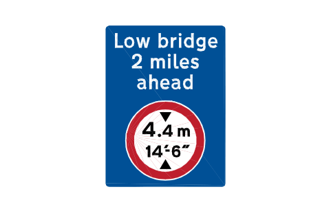 Preview of the 818.3 Height limit ahead symbol, block RKW_818_3