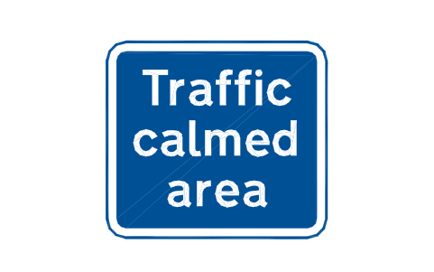 Preview of the 883 Traffic calming start symbol, block RKW_883