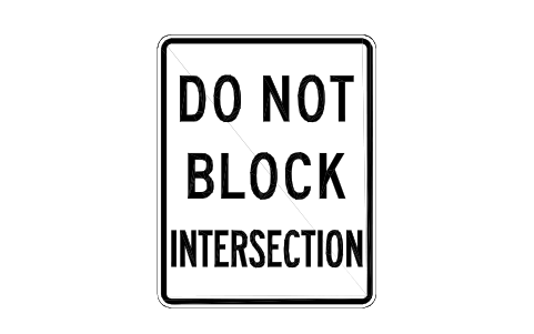Vorschau des Symbols R10-7 Do not block junction, Block RSU_R10_7