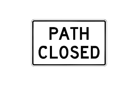 Vorschau des Symbols R11-2c Path closed, Block RSU_R11_2c