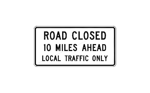 Vorschau des Symbols R11-3 Closed, local only, Block RSU_R11_3
