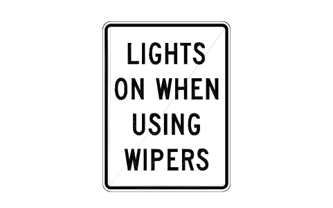 Vorschau des Symbols R16-5 Wipers, lights on, Block RSU_R16_5