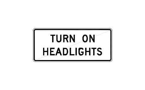 Vorschau des Symbols R16-8 Turn on headlights, Block RSU_R16_8