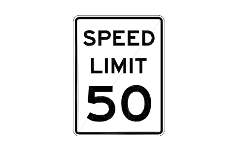 Vorschau des Symbols R2-1 Speed limit, Block RSU_R2_1
